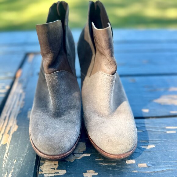Cork-Ease Brown Suede Western Heels – Chic, Comfy & Dance-Ready 🤎👢 - Picture 2 of 9